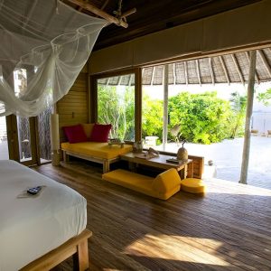 Lagoon Beach Villa with Pool, Six Senses Laamu Maldives
