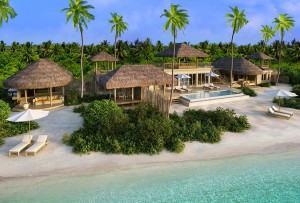Two-Bedroom Ocean Beach Villa with Pool, Six Senses Laamu Maldives