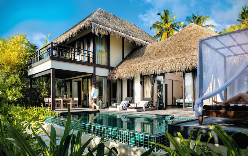 Double Beach Pool Villa Exterior, Outrigger Konotta Maldives Resort