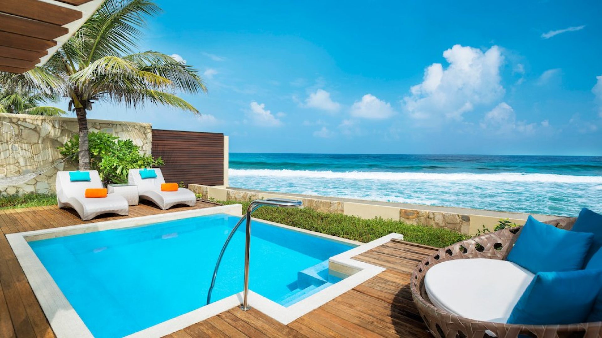 ocean pool villa sheraton